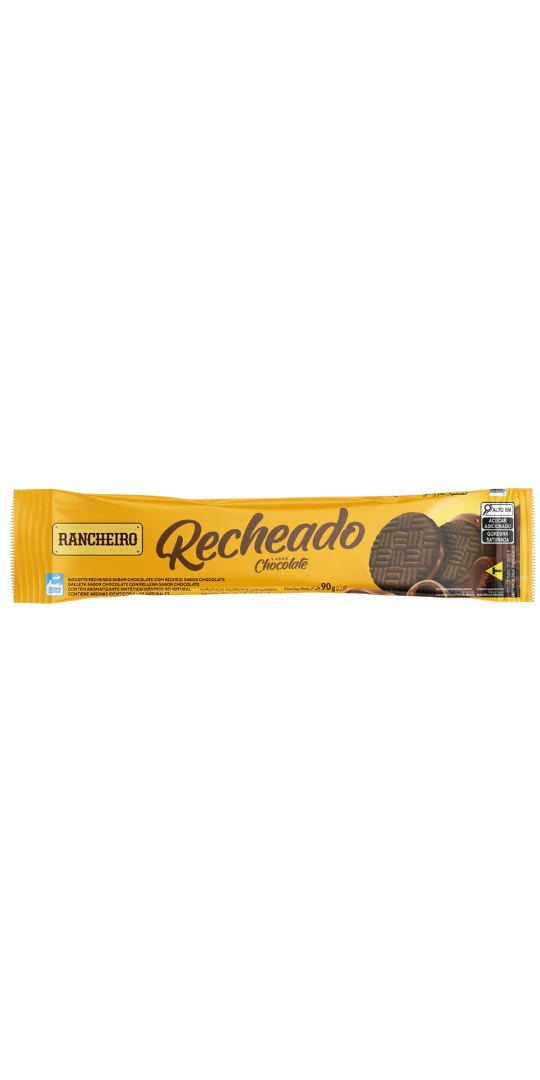 Galleta Rellena Rancheiro Sabor Chocolate 90g