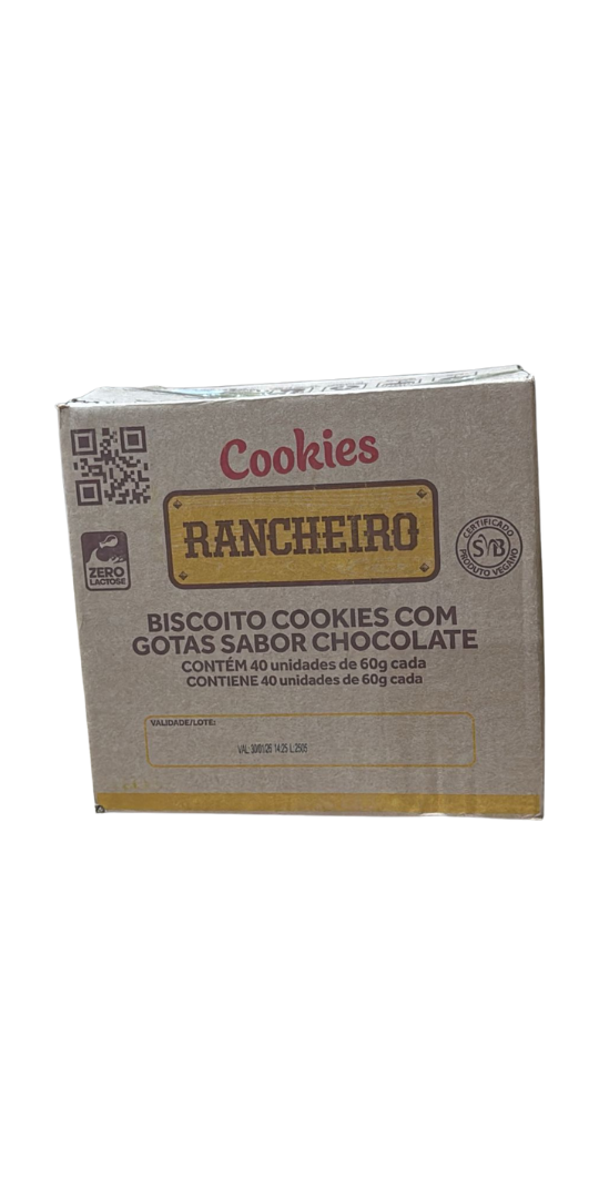 Cookies Rancheiro Sabor Chocolate 60g