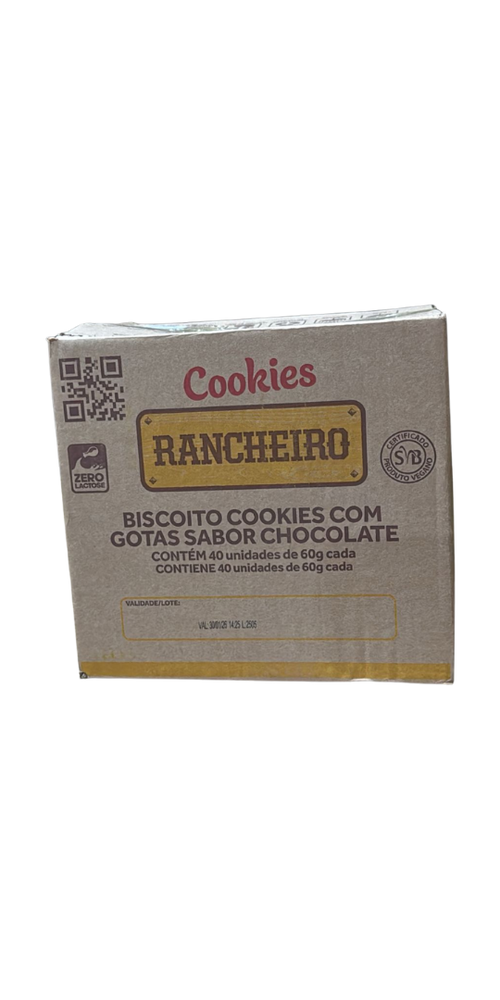 Cookies Rancheiro Sabor Chocolate 60g