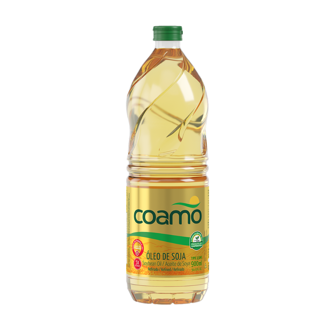 Aceite de Soya Refinado COAMO de 900ml