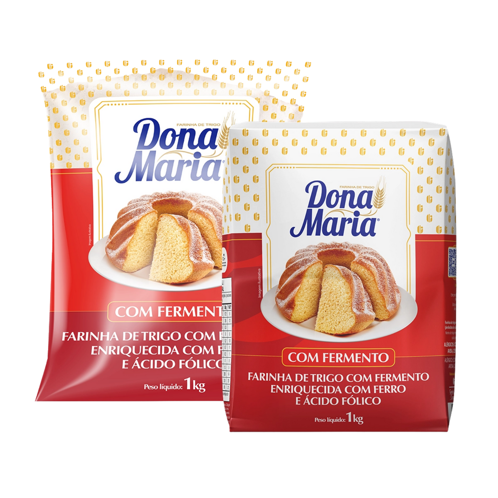 Harina de Trigo Dona Maria con Levadura de 1 Kg