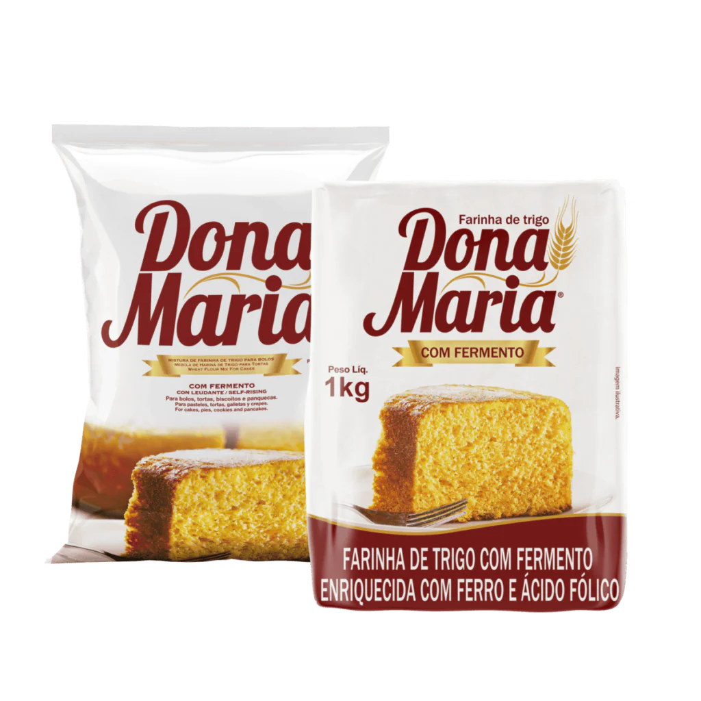 Harina de Trigo Dona Maria con Levadura de 1 Kg