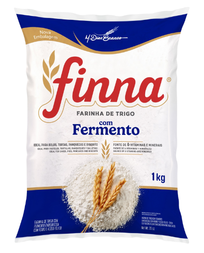 Harina de Trigo Finna con Levadura de 1 Kg